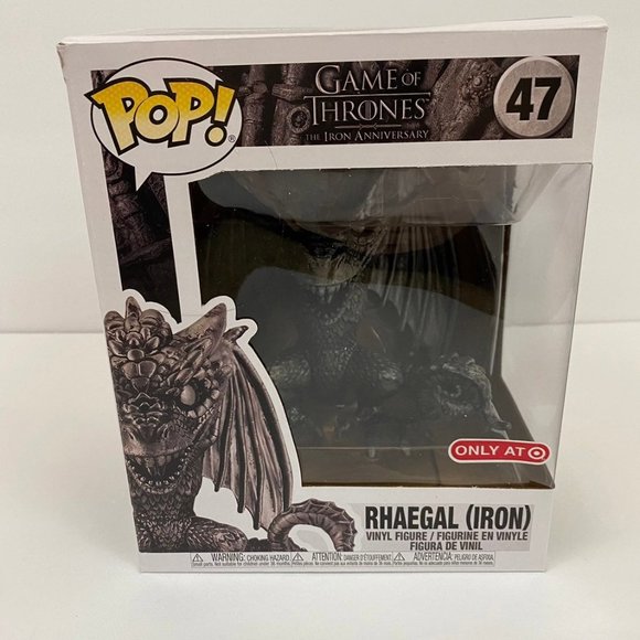 Funko Pop Game of Thrones Rhaegal Iron Figure #47 - Picture 1 of 8